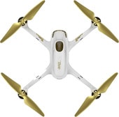 Квадрокоптер Hubsan H501S High Edition (белый/золотистый)