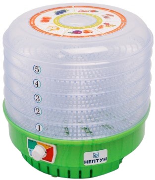 Сушилка для овощей и фруктов Нептун - 5