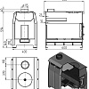 Свободностоящая печь-камин Везувий Комфорт 200 (ДТ-3С)