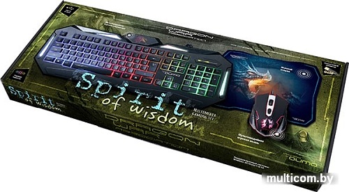 Клавиатура + мышь с ковриком QUMO Spirit of Wisdom