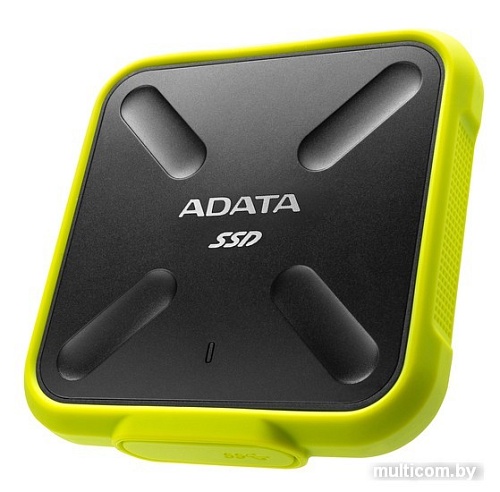Внешний жесткий диск A-Data SD700 512GB (черный/желтый) [ASD700-512GU3-CYL]