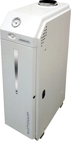 Отопительный котел АТЕМ Житомир-3 КС-ГВ-010СН (дымоход вверх, теплообменник нерж.)