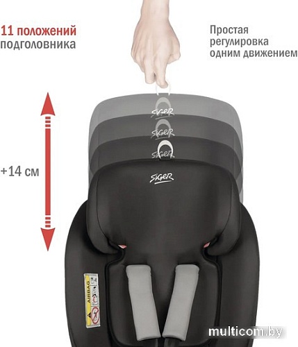 Детское автокресло Siger Престиж (оникс)