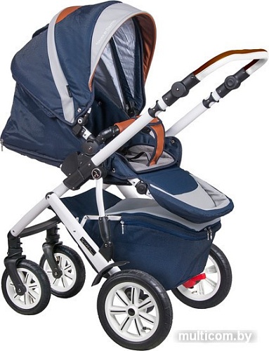 Универсальная коляска Coletto Verona Classic (2 в 1, V-07, белые колеса)