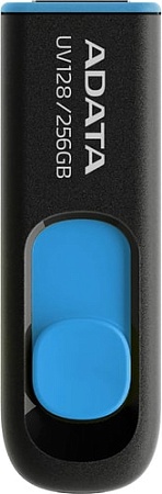 USB Flash A-Data DashDrive UV128 256GB (черный/синий)
