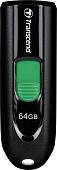 USB Flash Transcend JetFlash 790C 64GB (черный/зеленый)