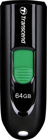 USB Flash Transcend JetFlash 790C 64GB (черный/зеленый)