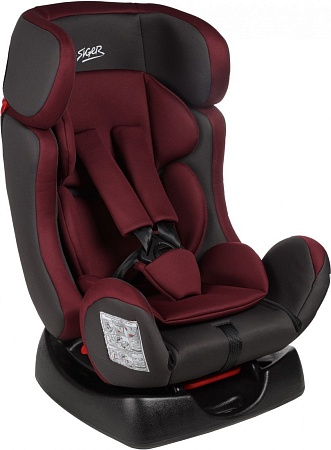 Детское автокресло Siger Диона Винни Пух KRES4033 (рубиновый/серый)