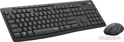 Клавиатура + мышь Logitech MK295 Silent (черный)