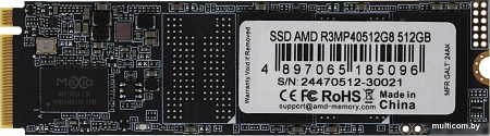 SSD AMD Radeon R3 512GB R3MP40512G8