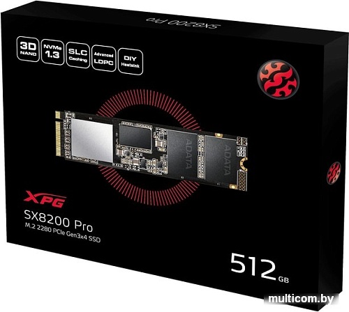 SSD A-Data XPG SX8200 Pro 512GB ASX8200PNP-512GT-C