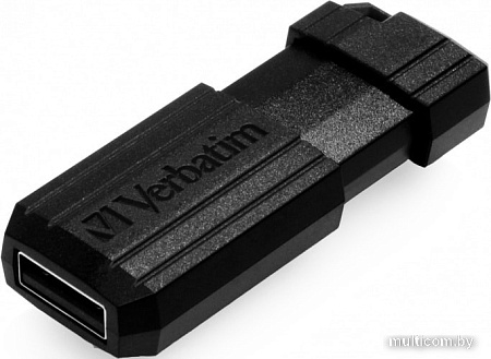 USB Flash Verbatim PinStripe 128GB (черный)