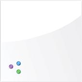 Магнитно-маркерная доска BRAUBERG стеклянная 45x45 см (белый)