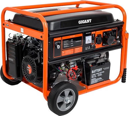 Бензиновый генератор Gigant GGL-6500E