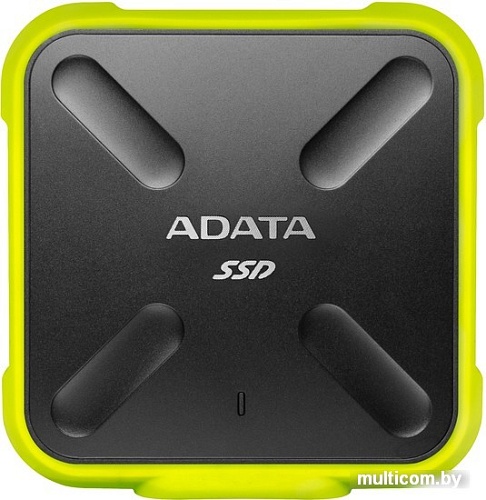 Внешний жесткий диск A-Data SD700 512GB (черный/желтый) [ASD700-512GU3-CYL]