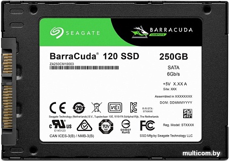 SSD Seagate BarraCuda 120 250GB ZA250CM10003