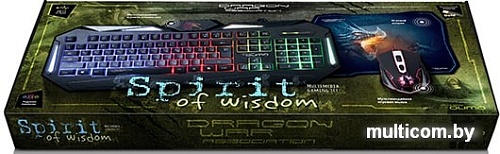 Клавиатура + мышь с ковриком QUMO Spirit of Wisdom