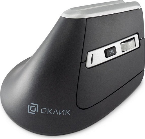 Вертикальная мышь Oklick 991MW (черный)