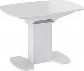 Кухонный стол Трия Портофино СМ(ТД)-105.01.11(1) (белый глянец/стекло белое)