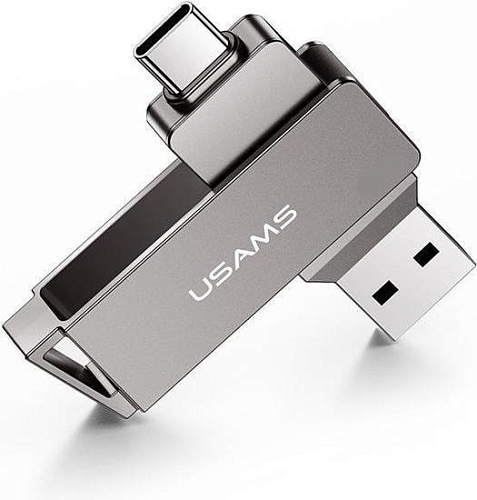 USB Flash Usams Type-C + USB3.0 Rotatable High Speed Flash Drive 16GB