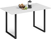 Кухонный стол Soma Tako 100x60 (белый/черный)