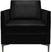 Интерьерное кресло Brioli Ганс (экокожа, L22 черный)