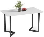 Кухонный стол Soma Miata 120x70 (белый/черный)
