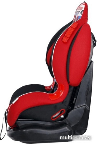 Детское автокресло Siger Disney Кокон Isofix (тачки спидометр/красный)