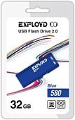 USB Flash Exployd 580 32GB (синий) [EX-32GB-580-Blue]