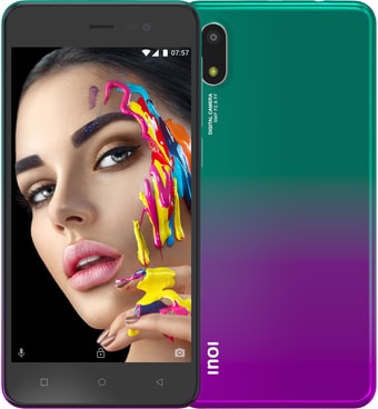 Смартфон Inoi 2 Lite 2021 8GB (фиолетовый/зеленый)