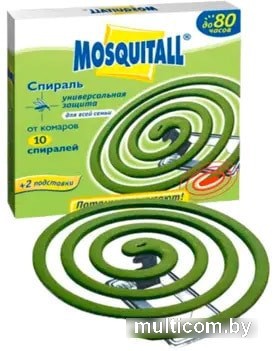 Спираль от насекомых Mosquitall Универсальная защита 10 шт