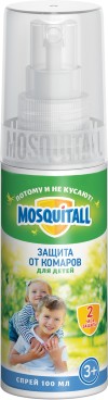 Спрей от насекомых Mosquitall Нежная защита для детей 100 мл