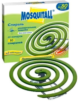 Спираль от насекомых Mosquitall Универсальная защита 10 шт