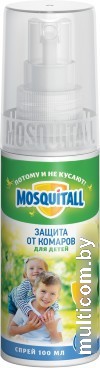 Спрей от насекомых Mosquitall Нежная защита для детей 100 мл