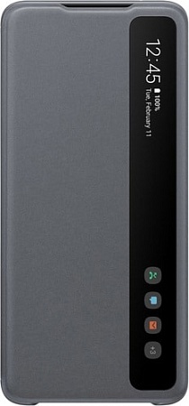 Чехол Samsung Smart Clear View Cover для Galaxy S20 Ultra (серый)