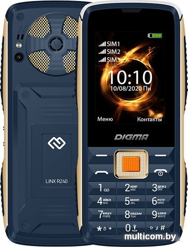 Мобильный телефон Digma Linx R240 (синий)
