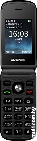 Мобильный телефон Digma Vox FS240 (серый)