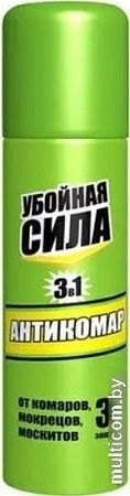 Средство от вредителей Убойная сила Антикомар 3в1 (150 мл)