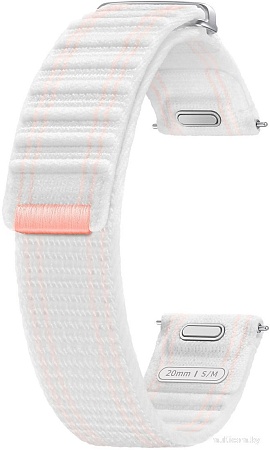 Ремешок Samsung Fabric для Samsung Galaxy Watch7 (S/M, бело-розовый)