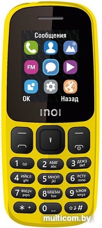 Мобильный телефон Inoi 101 (желтый)