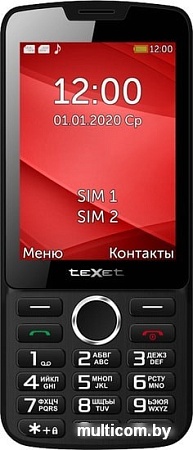 Мобильный телефон TeXet TM-308 (черный/красный)
