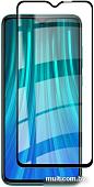 Защитное стекло Case Full Glue для Vivo Y19 (черный глянец)
