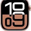 Умные часы Apple Watch Series 10 46 мм (алюминиевый корпус, розовое золото/легкие румяна, спортивный силиконовый ремешок S/M)