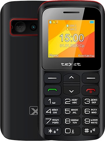Мобильный телефон TeXet TM-B323 (черный/красный)