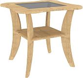 Журнальный столик Кортекс-мебель Лотос-4 км.00172 (дуб натуральный)