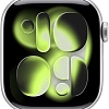 Умные часы Apple Watch Series 11 42 мм (алюминиевый корпус, серебристый/звездный свет, спортивный силиконовый ремешок M/L)