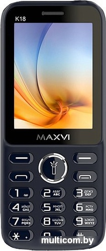 Мобильный телефон Maxvi K18 (синий)