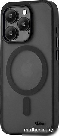 Чехол для телефона uBear Cloud Mag для iPhone 15 Pro (черный)