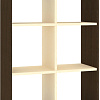 Стеллаж Кортекс-мебель КМ-33 6 секций (венге темный/венге светлый)