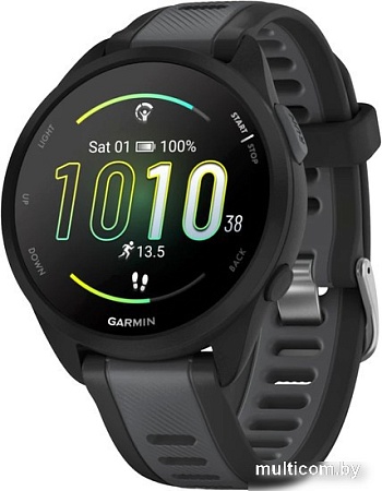 Умные часы Garmin Forerunner 165 Music (черный/сланцево-серый)